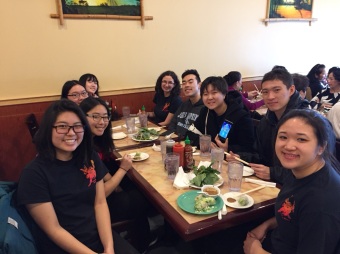 Lunch at Mi La Cay after our first New Years performance 2018